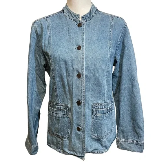 J. Jill Out of the Blue Denim Jean Jacket.  Size S - Picture 2 of 6
